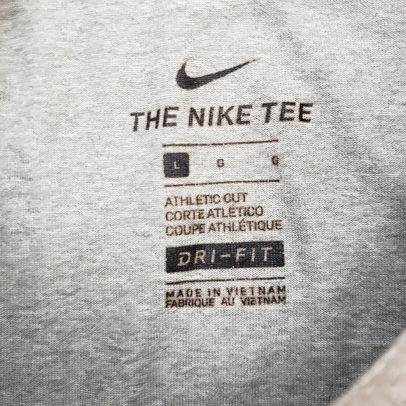 Ole Miss Rebels Shirt Mens Large Gray NCAA Football Nike Dri-FIT Tee Performance - Picture 4 of 9